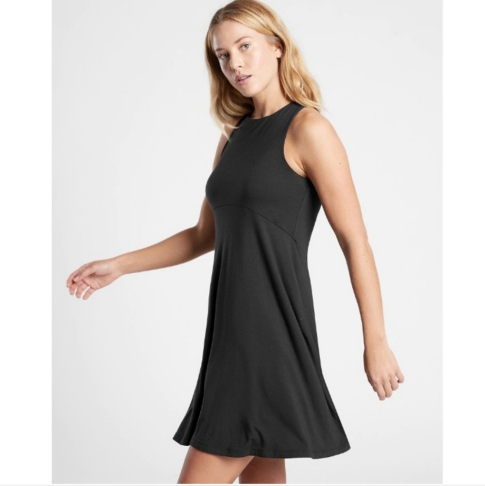 Athleta Black Santorini Thera Mini Dress